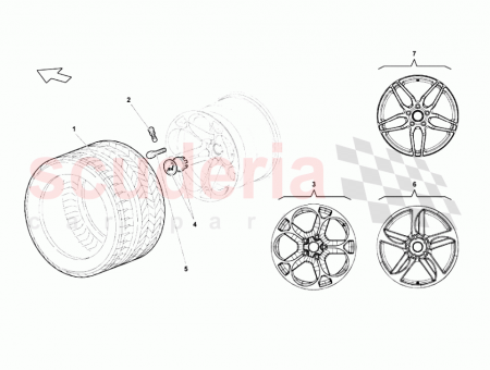 Photo of WHEEL BOLT WITH TORX…