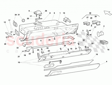 Photo of DASHBOARD ASSEMBLY LEFT HAND DRIVE LEATHER UPHOLSTERY PROVIDE…