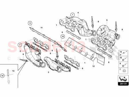 Photo of REAR LEFT EXHAUST MANIFOLD…