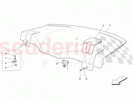 Photo of PARCEL SHELF ASSEMBLY Bose Premium System…