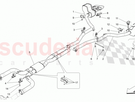 Photo of LH FRONT SILENCER SUPPORT…