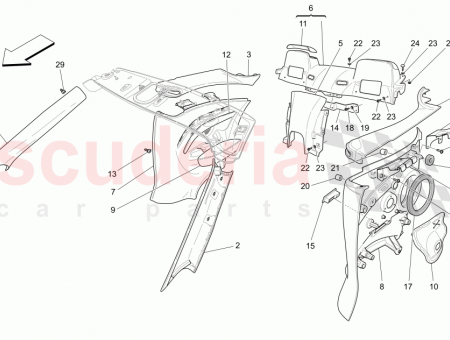 Photo of REAR CENTRAL COVER Bose Premium System 2…