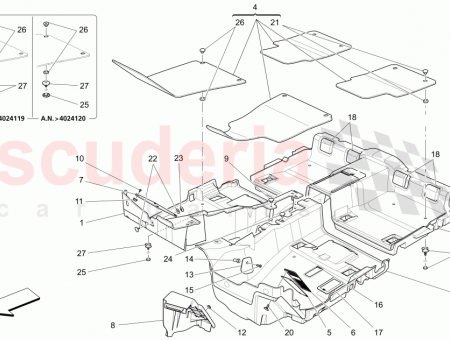 Photo of RH LH FRONT CARPET KIT FOUR ZONE AUTOMATIC…