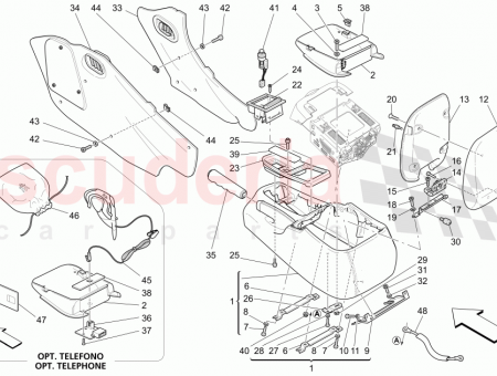 Photo of CENTRE CONSOLE RIGHT LATERAL COVER BIONDO BLONDE 364930021…