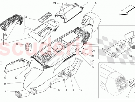 Photo of LH LOWER FRONT COVER ASSEMBLY BROWN…