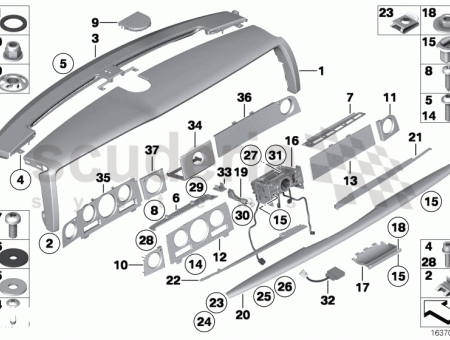 Photo of Cover knee level vent passenger 51 45…