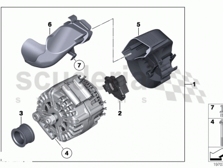 Photo of ALTERNATOR AIR DUCT 12 90…