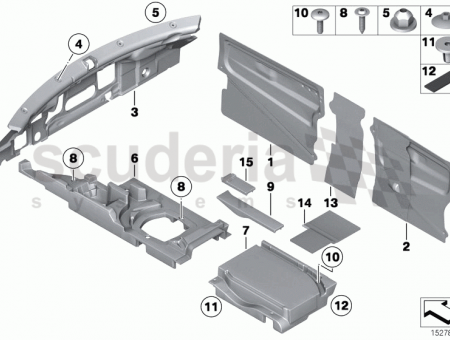 Photo of LEFT FRONT FLOOR PANEL SOUND INSULATION 51 48…